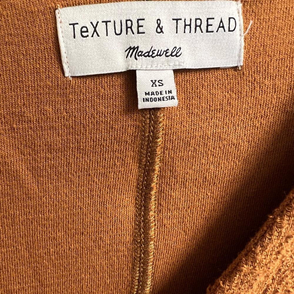 Madewell Texture And Thread Crop Wrap Top Xs - image 5